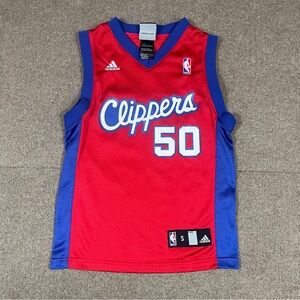 Adidas Corey Maggette Los Angeles Clippers Jersey #50 Red Youth Small